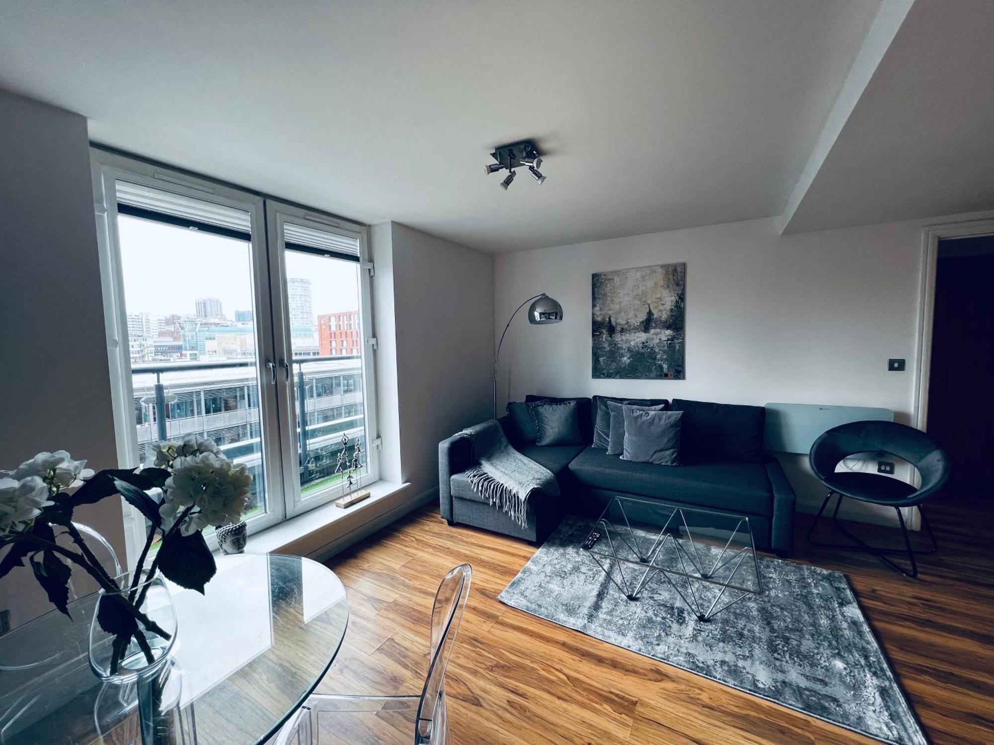 Penthouse Birmingham City View Buitenkant foto